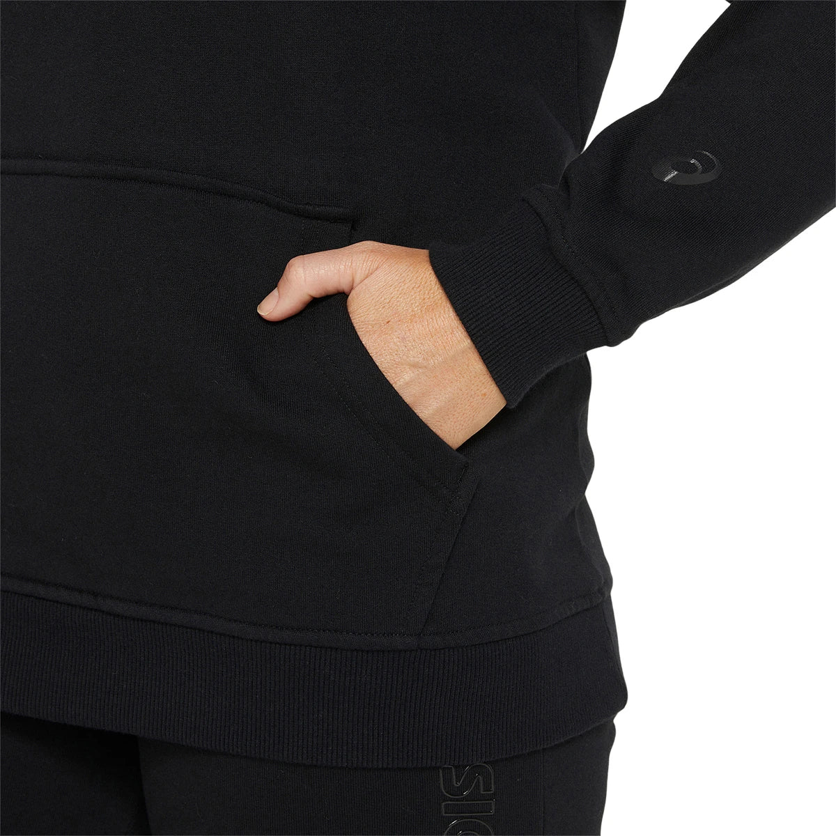 ASICS DAMEN TRAINING SWEATSHIRT MIT KAPUZE AUS FLEECE