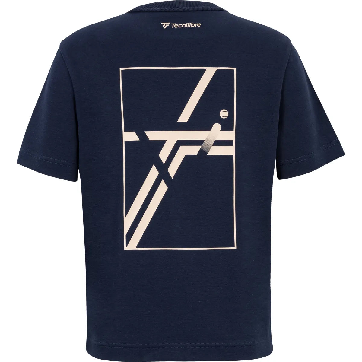 T-SHIRT TECNIFIBRE FEMME GRAPHIC MARINE