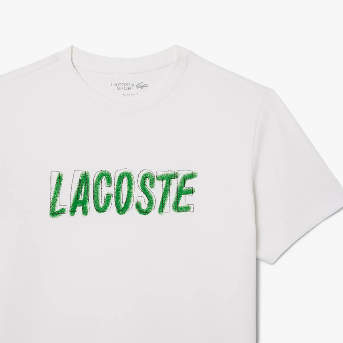 T-SHIRT LACOSTE CORE PERFORMANCE WORDING