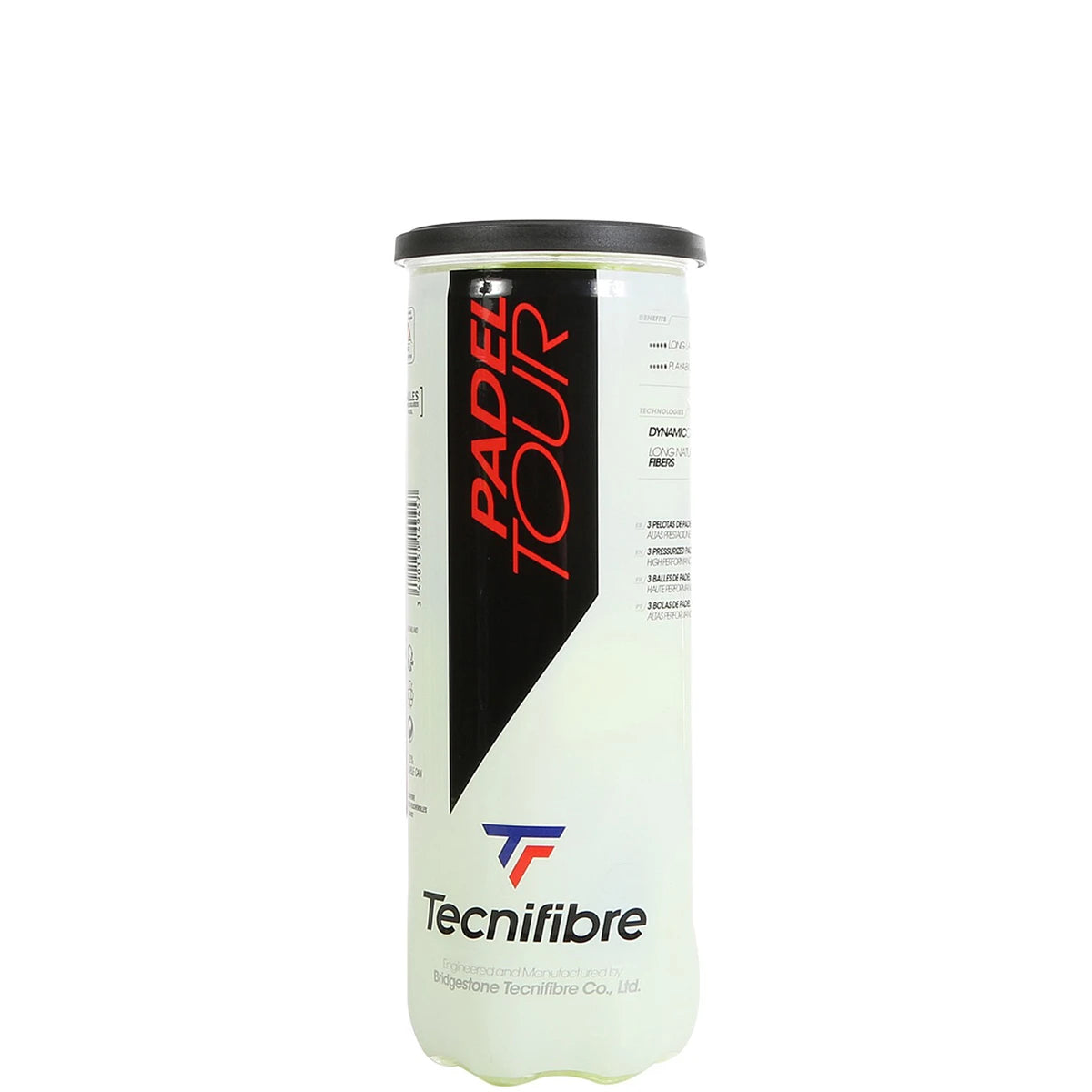PACK OF 3 TECNIFIBRE TOUR PADEL BALLS