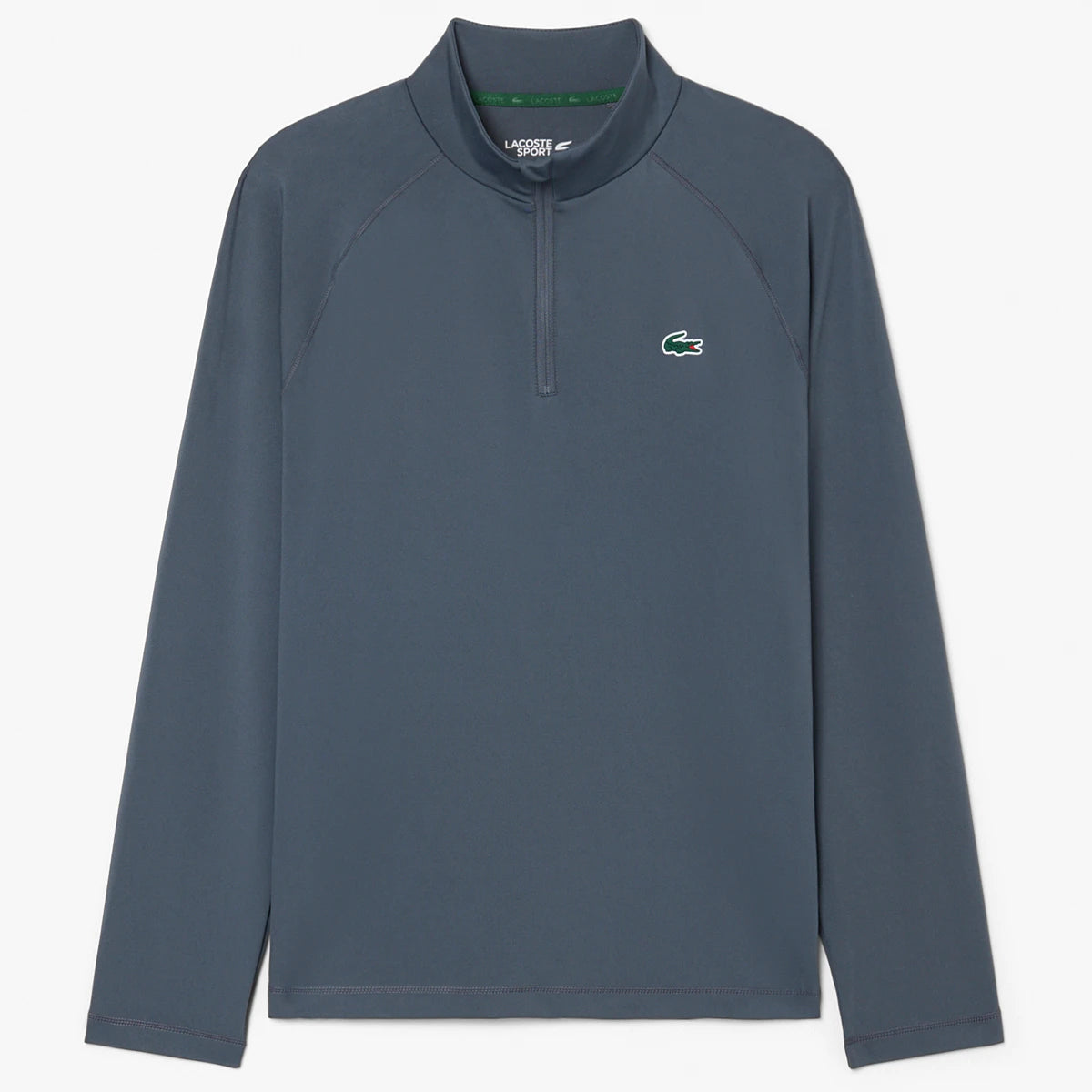 SWEAT LACOSTE ESSENTIALS MANCHES LONGUES 1/2 ZIP