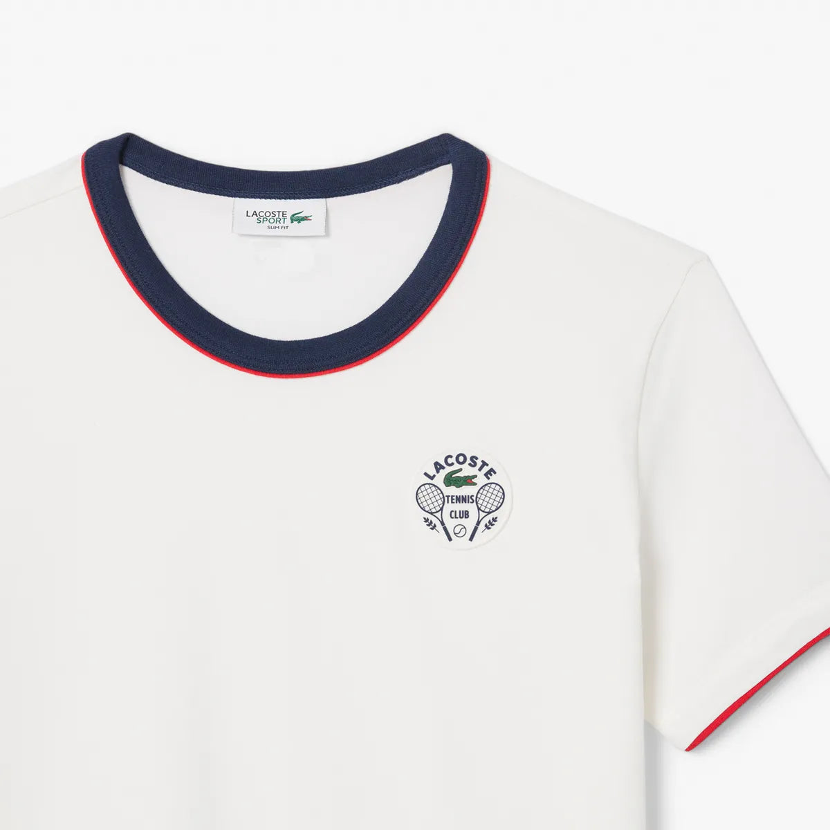T-SHIRT LACOSTE FEMME HERITAGE