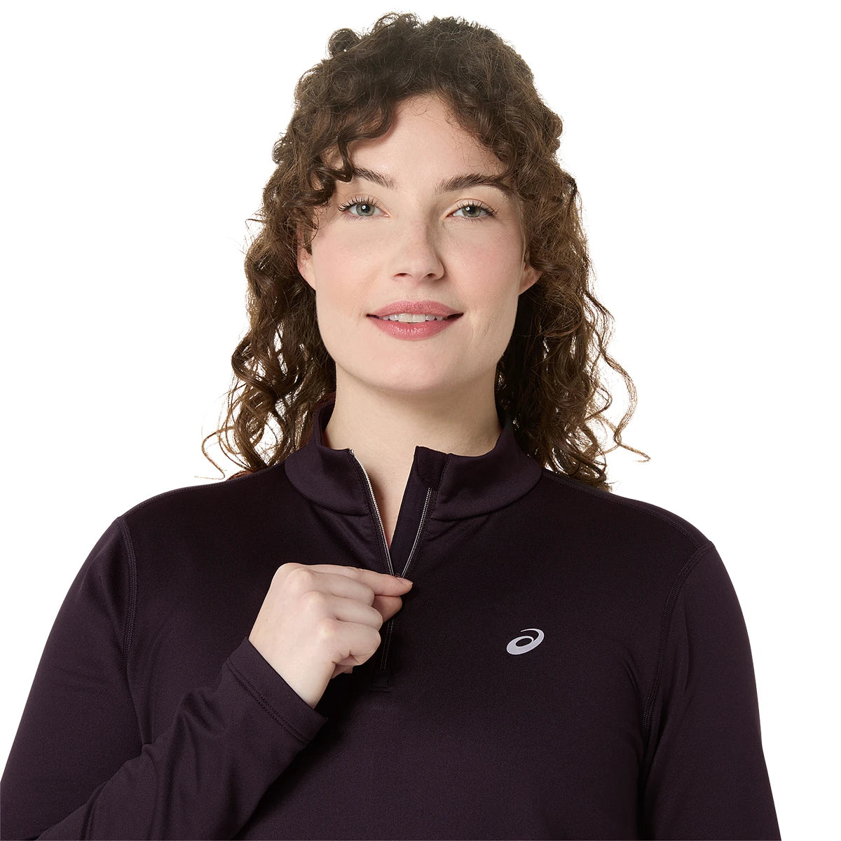 ASICS WOMEN'S CORE LONG-SLEEVE 1/2 ZIP T-SHIRT