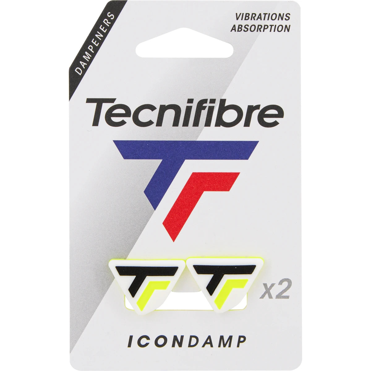 Antivibrateurs Tecnifibre Icon Damp White/Lime X2