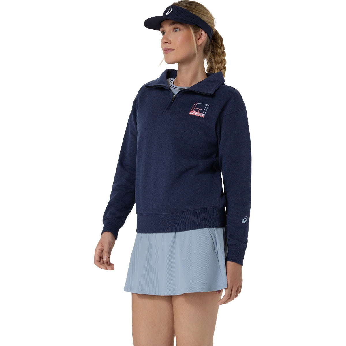 DAMEN SWEATSHIRT ASICS NAGINO 1/4 REISSVERSCHLUSS