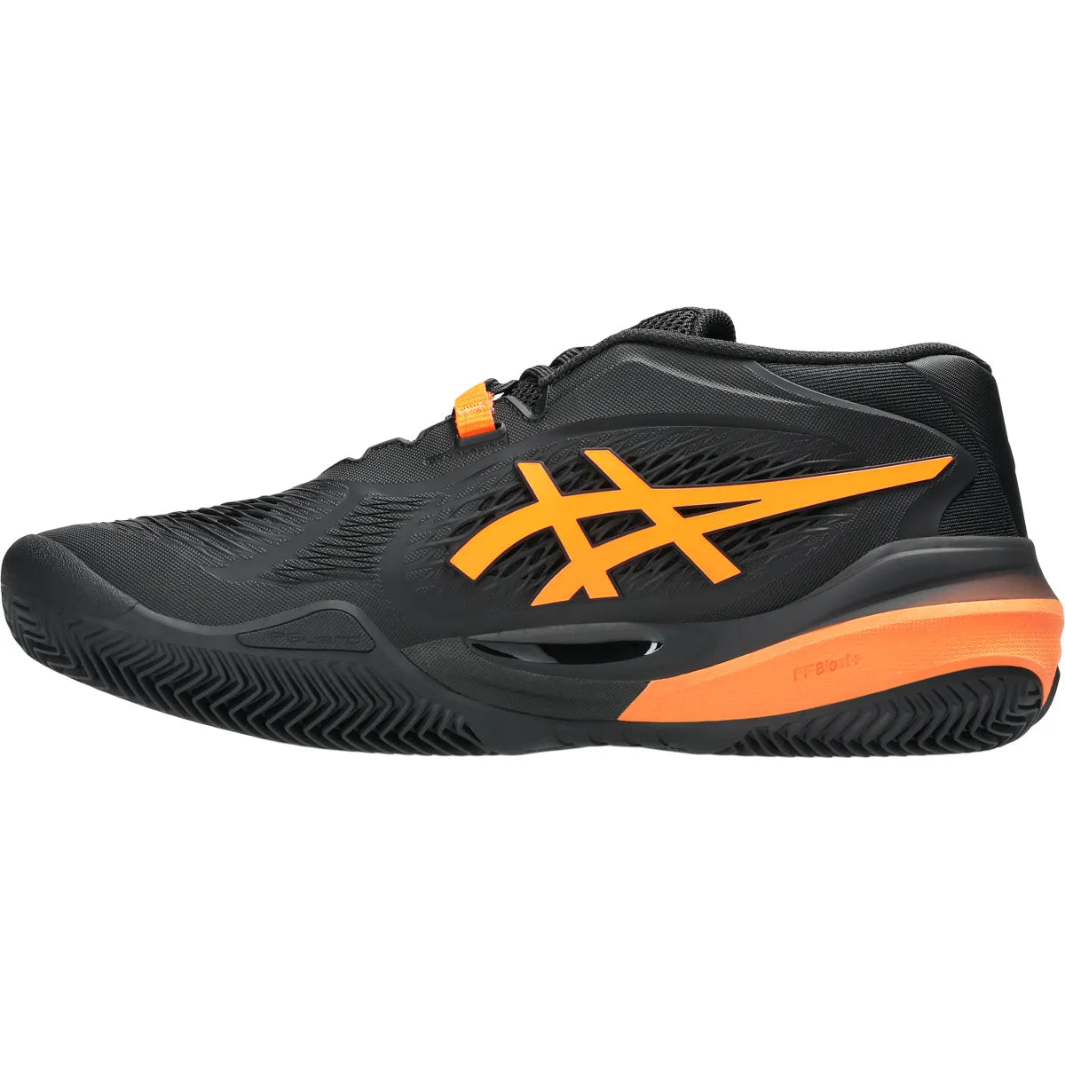 ASICS GEL RESOLUTION X TENNISSCHUHE AUF ROTSCHUTTBODEN