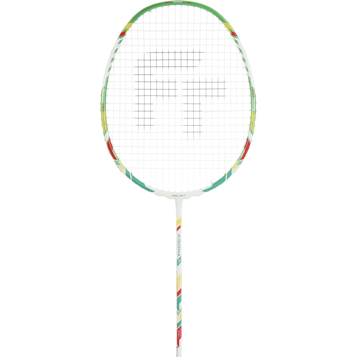 Raquette de Badminton Felet Kisona 21 White/Green (Cordée)