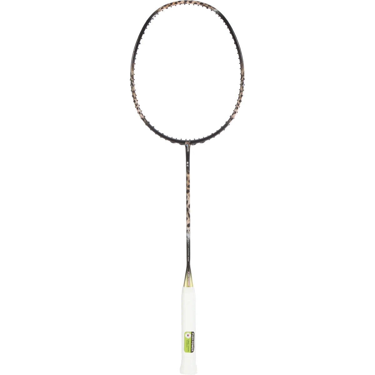 BADMINTONSCHLÄGER FLEX POWER STEALTHY LEOPARD 5U (OHNE BESAITUNG)