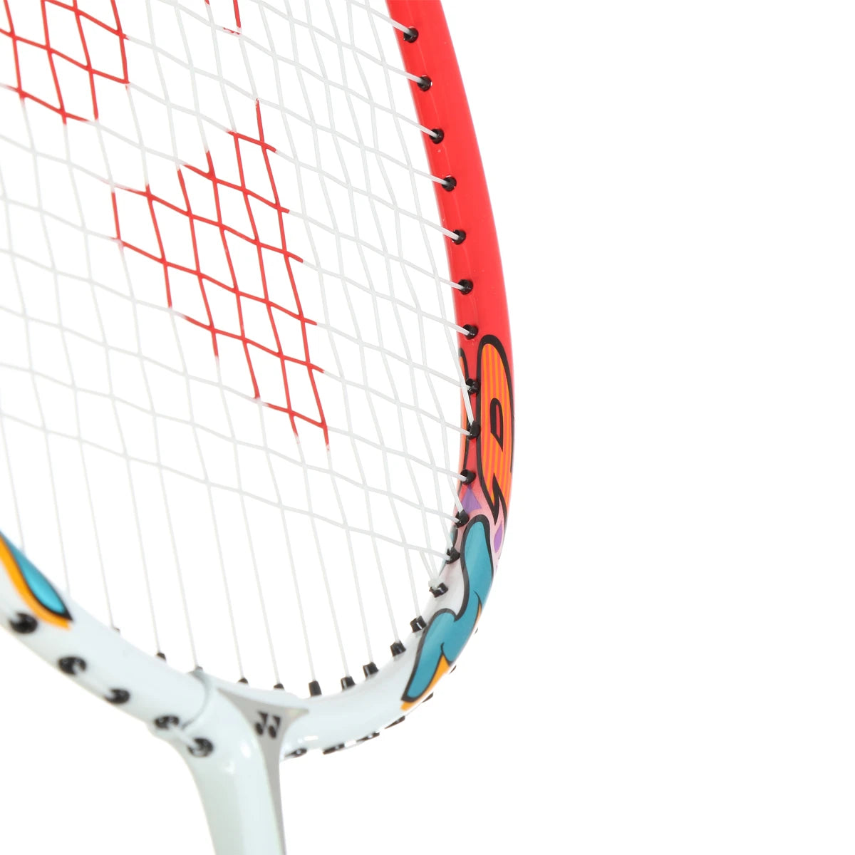 YONEX MP2 SENIOR WHITE-RED BADMINTON RACKET (STRUNG)