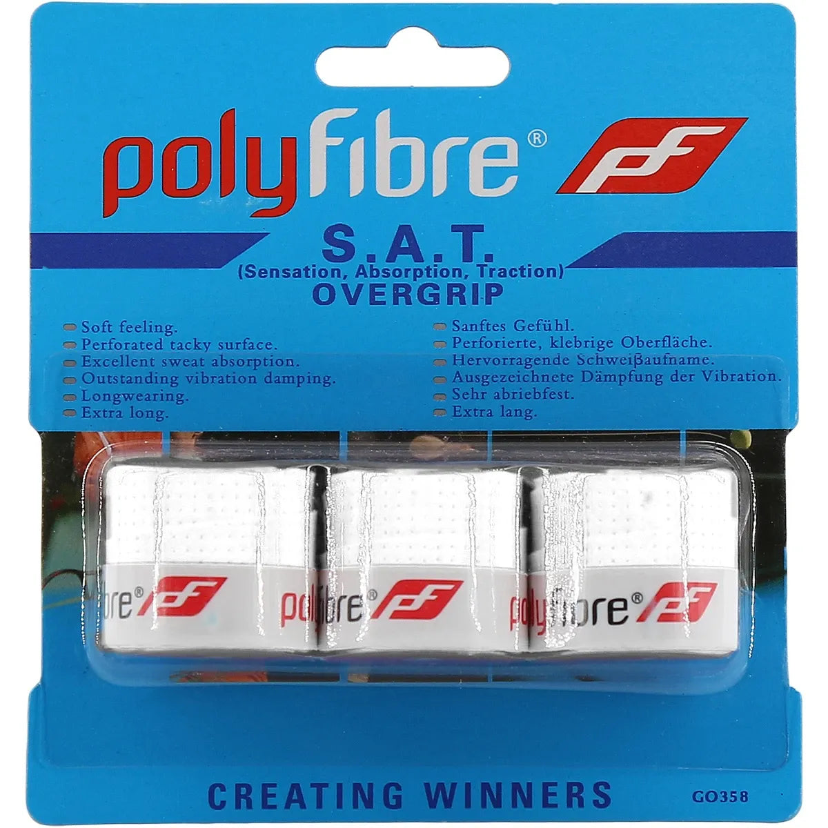 POLYFIBRE S.A.T OVERGRIPS x3