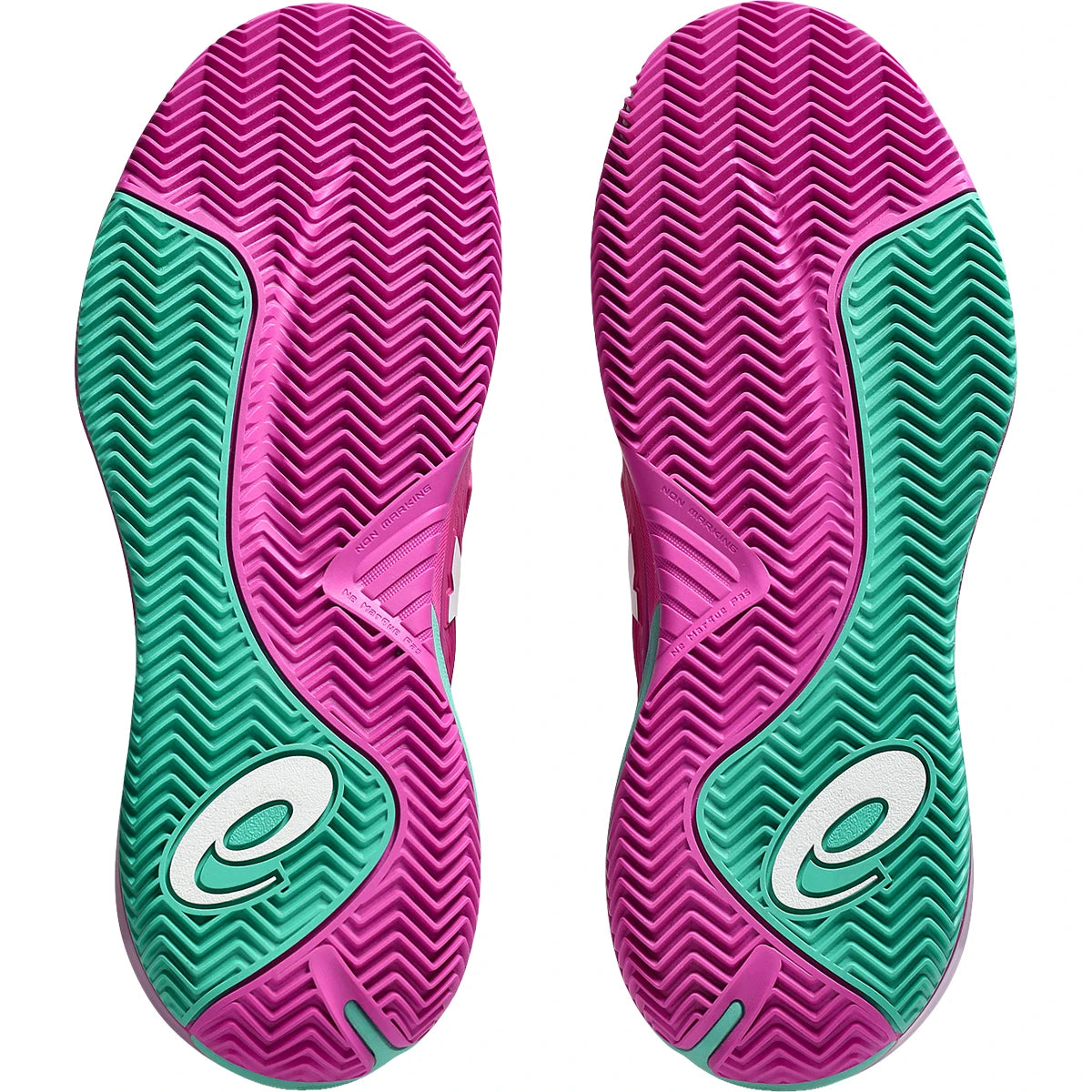 ASICS GEL RESOLUTION X TENNISSCHUHE AUF ROTSCHUTTBODEN