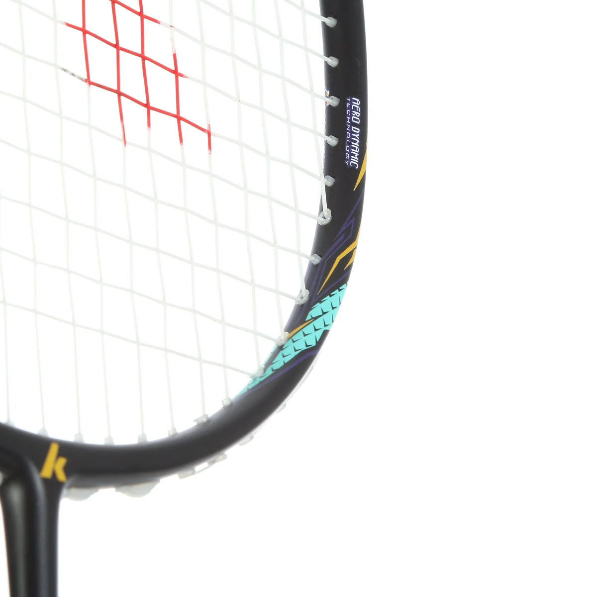 BADMINTONSCHLÄGER KAWASAKI PASSION P38 BLACK (BESAITET)