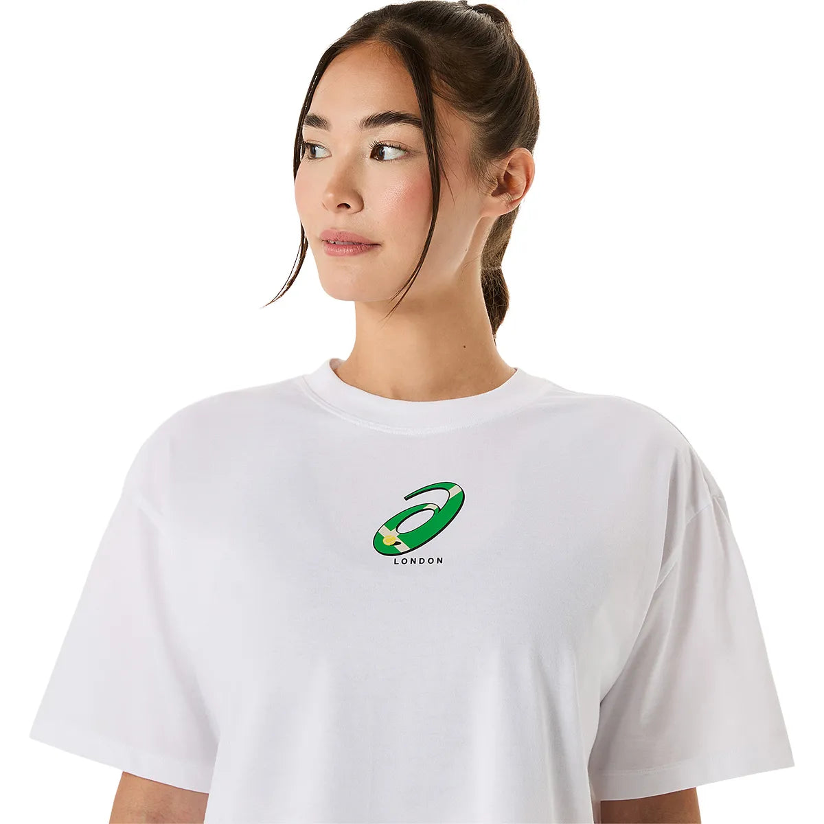 T-SHIRT ASICS FEMME COURT GRAPHIC LONDRES