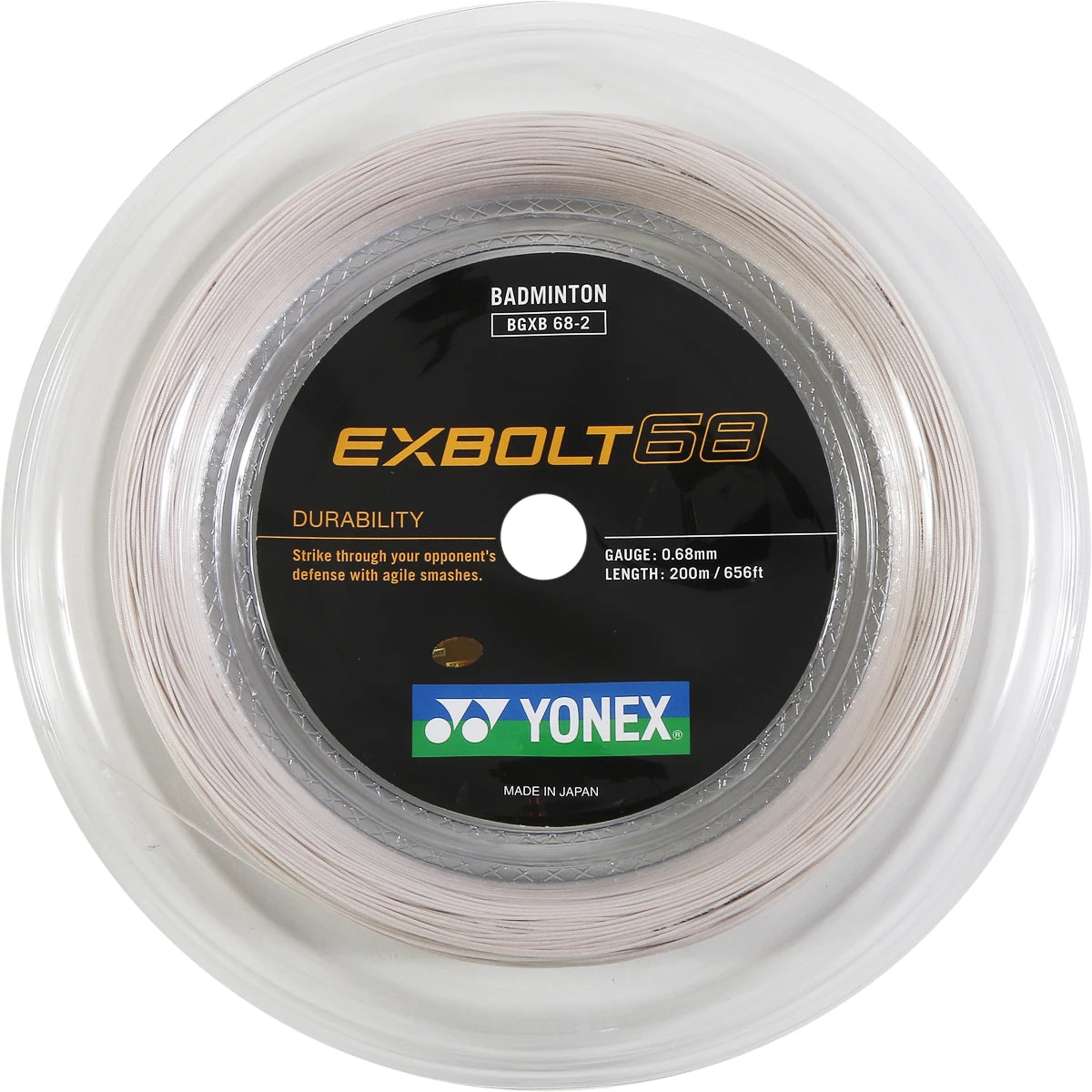 BOBINE BADMINTON YONEX EXBOLT 68 (200 METRES)