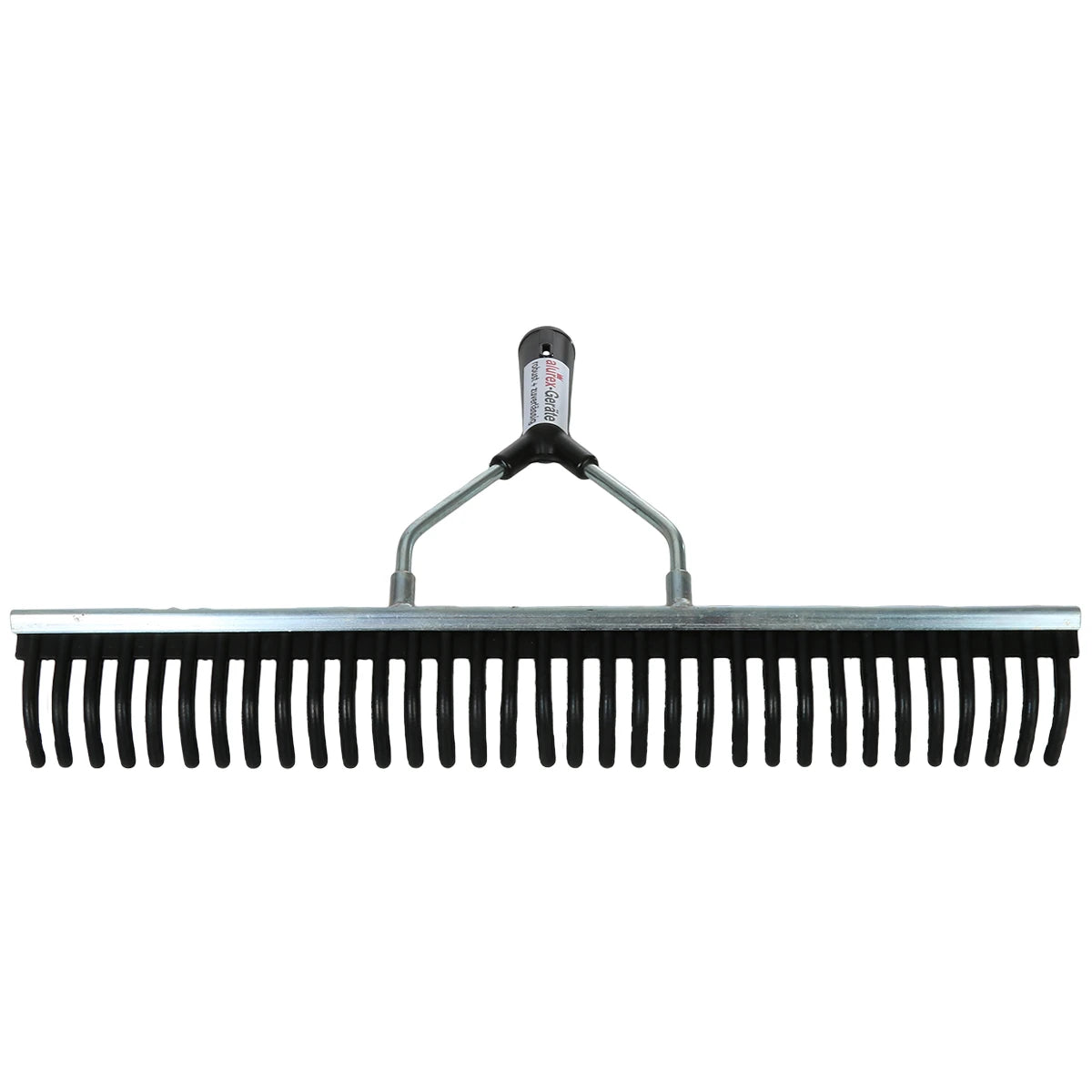 RUBBER RAKE 50 CM WITH HANDLE