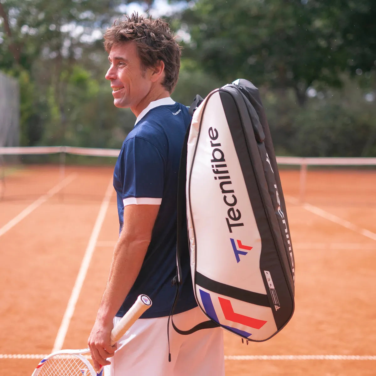 TECINFIBRE TOUR ENDURANCE WEIßER TENNIS-TASCHE 15R