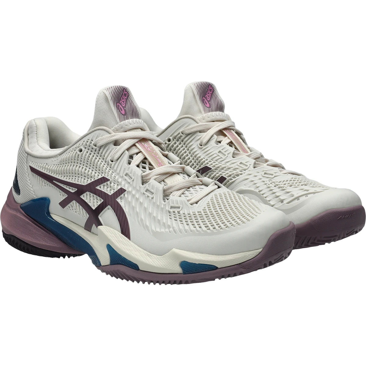 DAMEN ASICS SCHUHE COURT FF3 ROTSCHLAMM