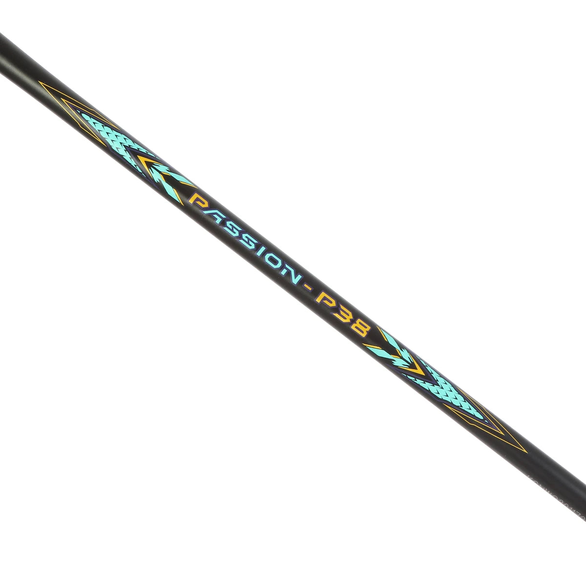 BADMINTONSCHLÄGER KAWASAKI PASSION P38 BLACK (BESAITET)