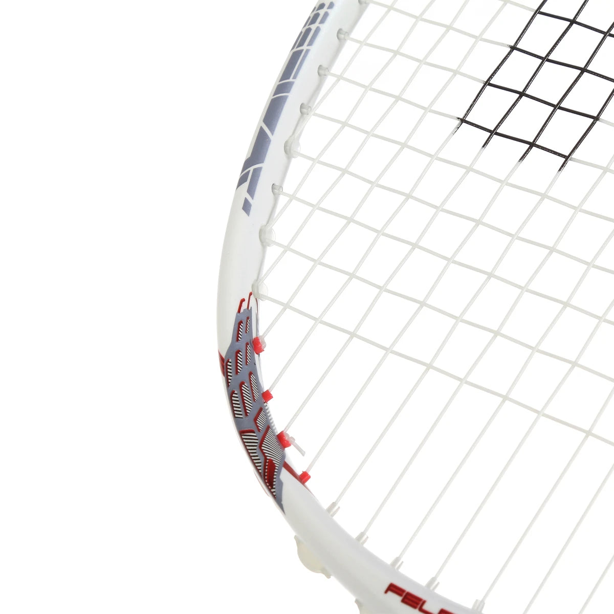 RAQUETTE DE BADMINTON FELET SPORT FORCE WHITE-RED (CORDEE)