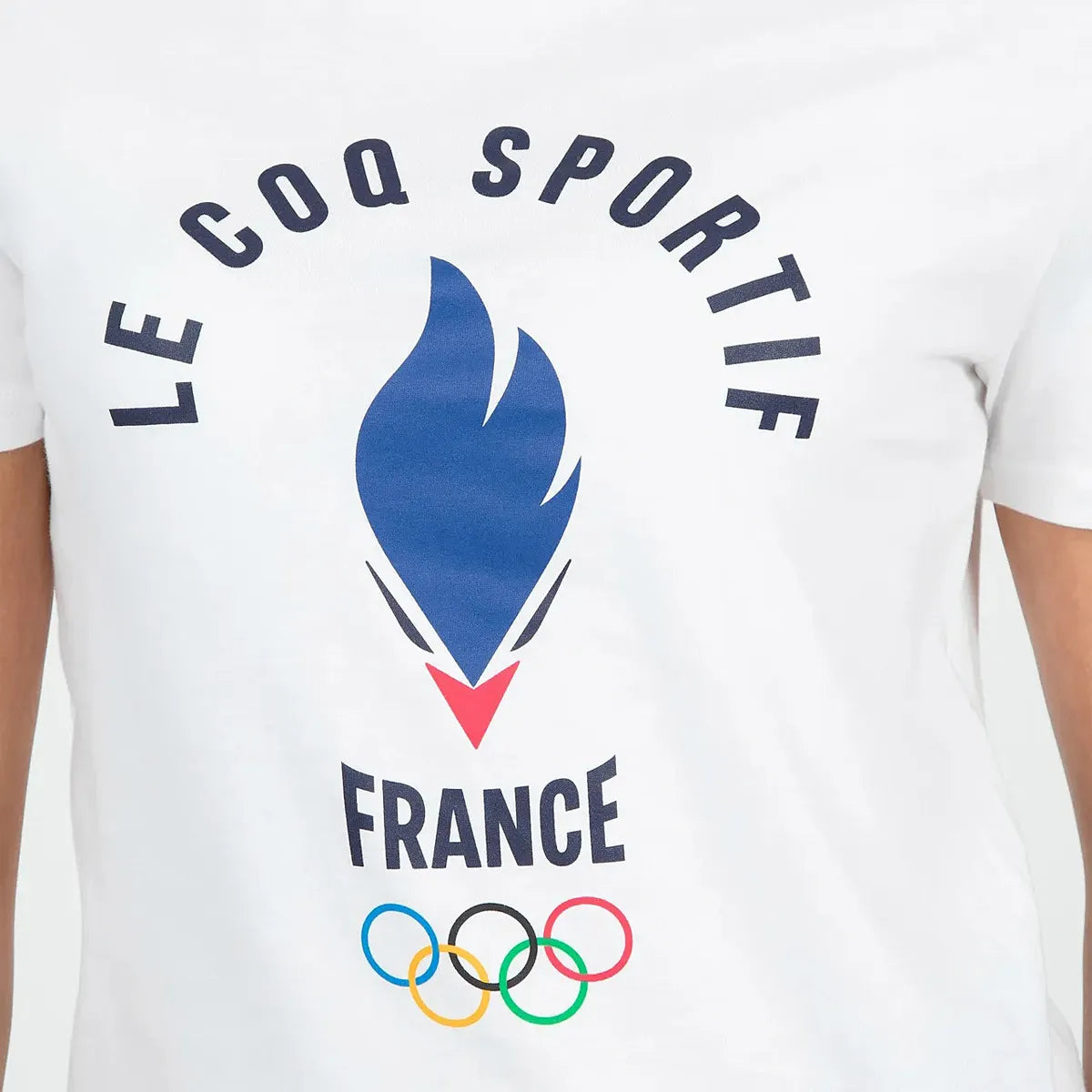 T-SHIRT LE COQ SPORTIF FRANCE OLYMPIQUE VILLAGE (1)