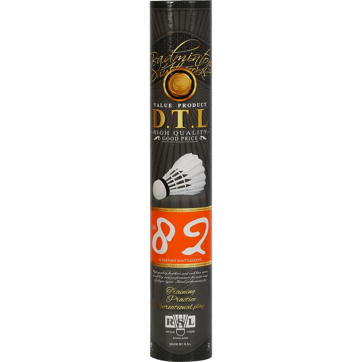 VOLANTS DE BADMINTON PLUMES RSL DTL82