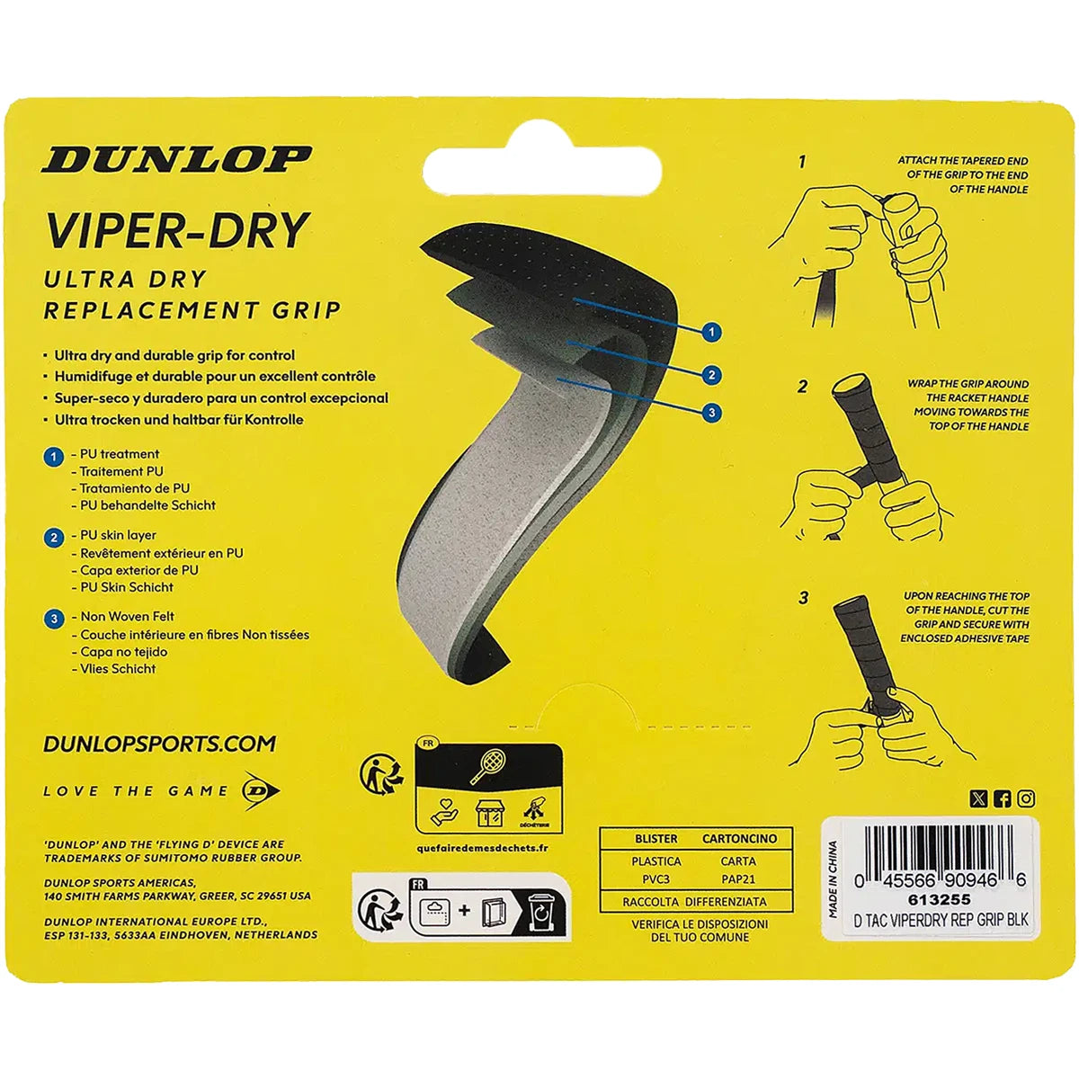 DUNLOP ATP VIPER-DRY OVERGRIP