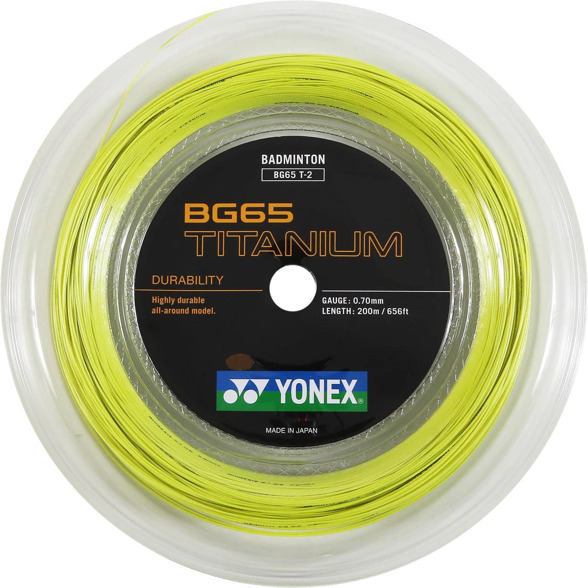 YONEX BADMINTON SAITENROLLE BG65TI (200 METER)