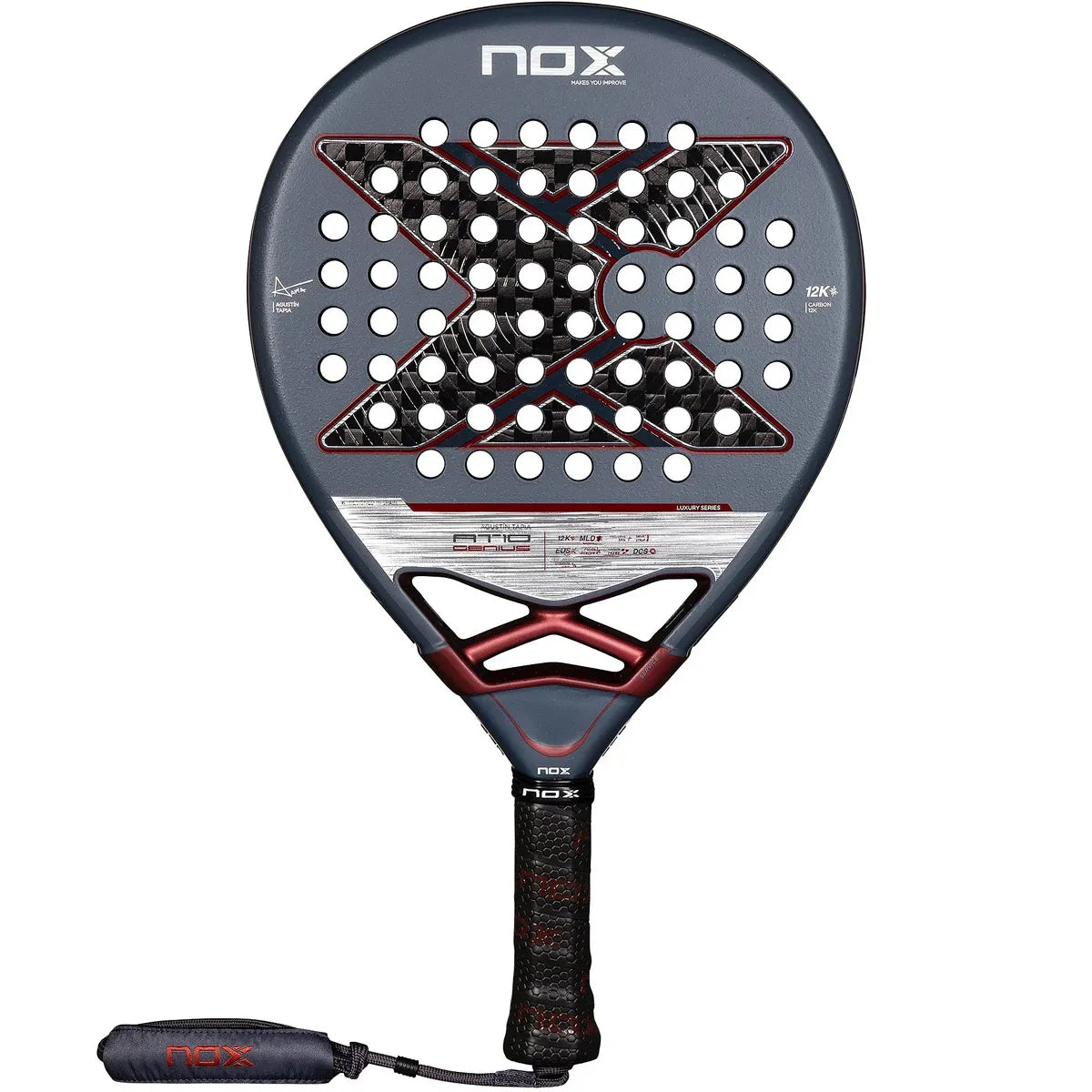 NOX AT10 GENIUS 12K PADEL RACKET BY AGUSTIN TAPIA