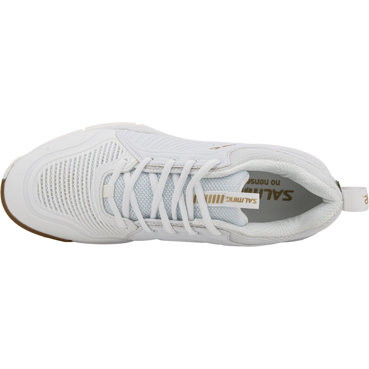 Chaussures Salming Mixte Indoor Eagle 2 Blanc/Or