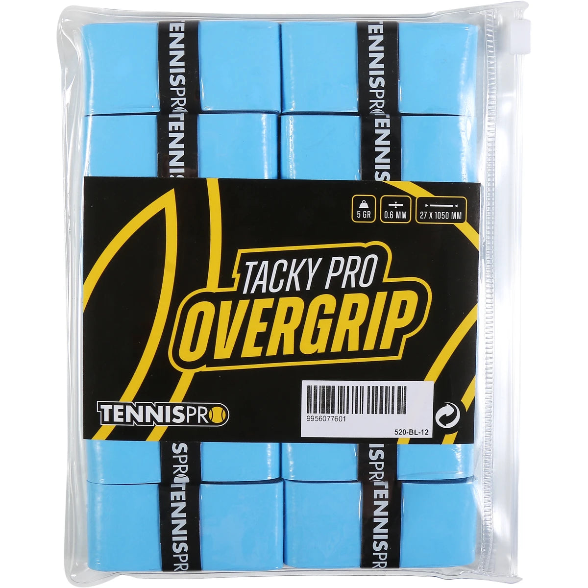 TENNISPRO TACKY PRO 2.0 OVERGRIPS x12