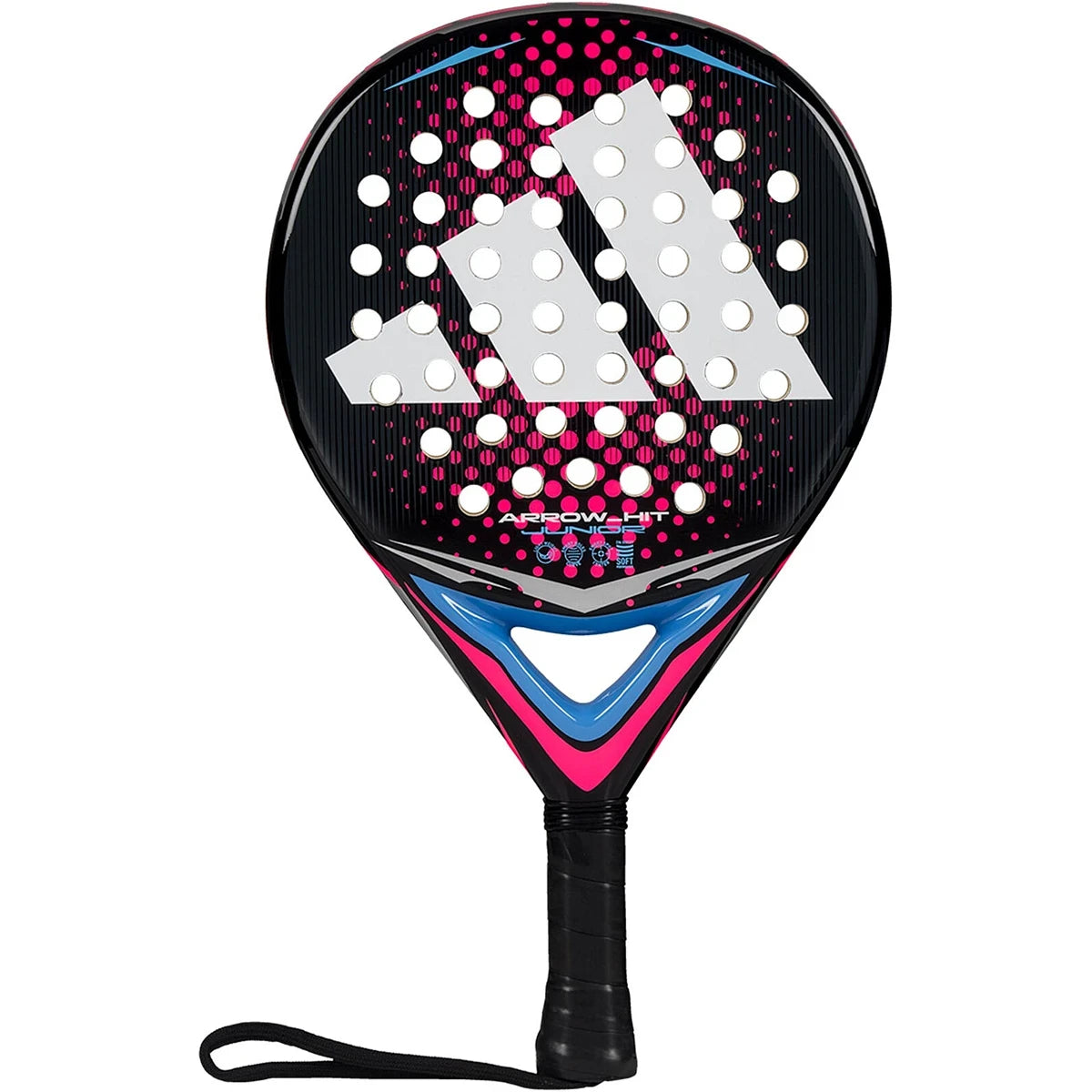 ADIDAS ARROW HIT JUNIOR PADEL RACKET WHITE/PINK