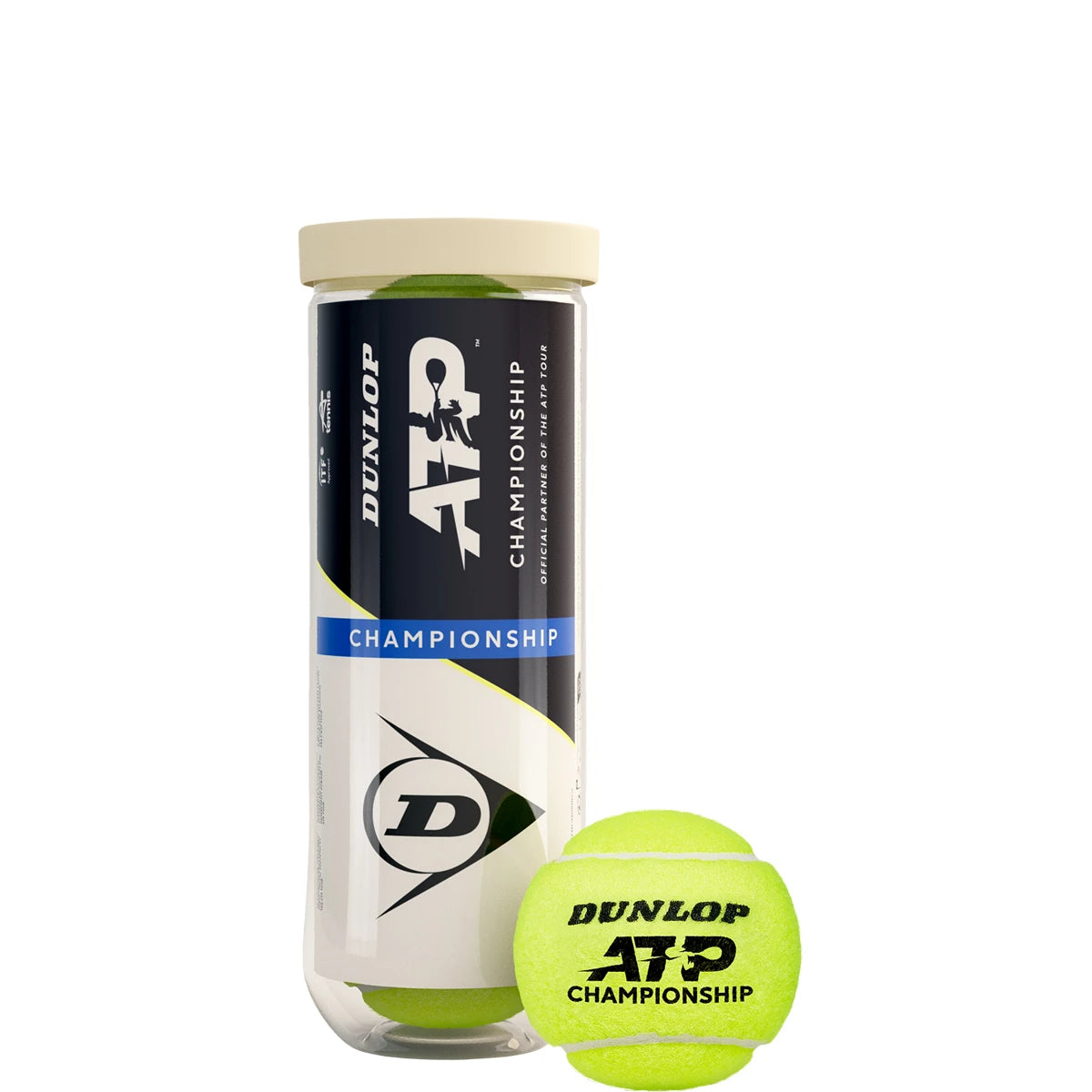 ROHR MIT 3 DUNLOP ATP CHAMPIONSHIP BÄLLEN