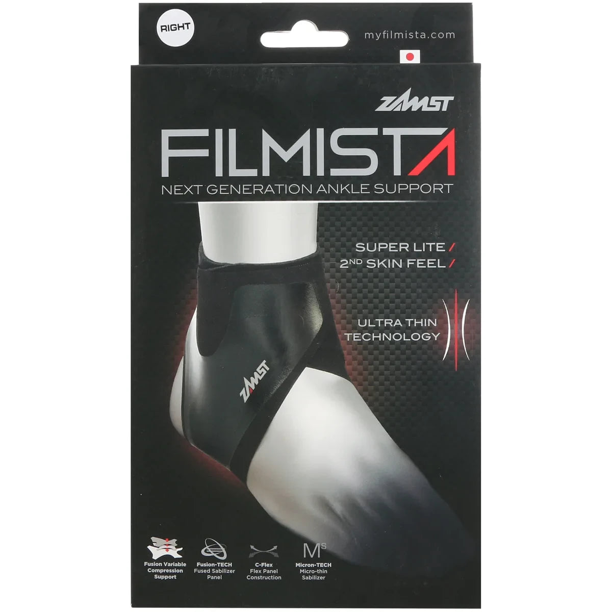 CHEVILLERE ZAMST FILMISTA DROITE