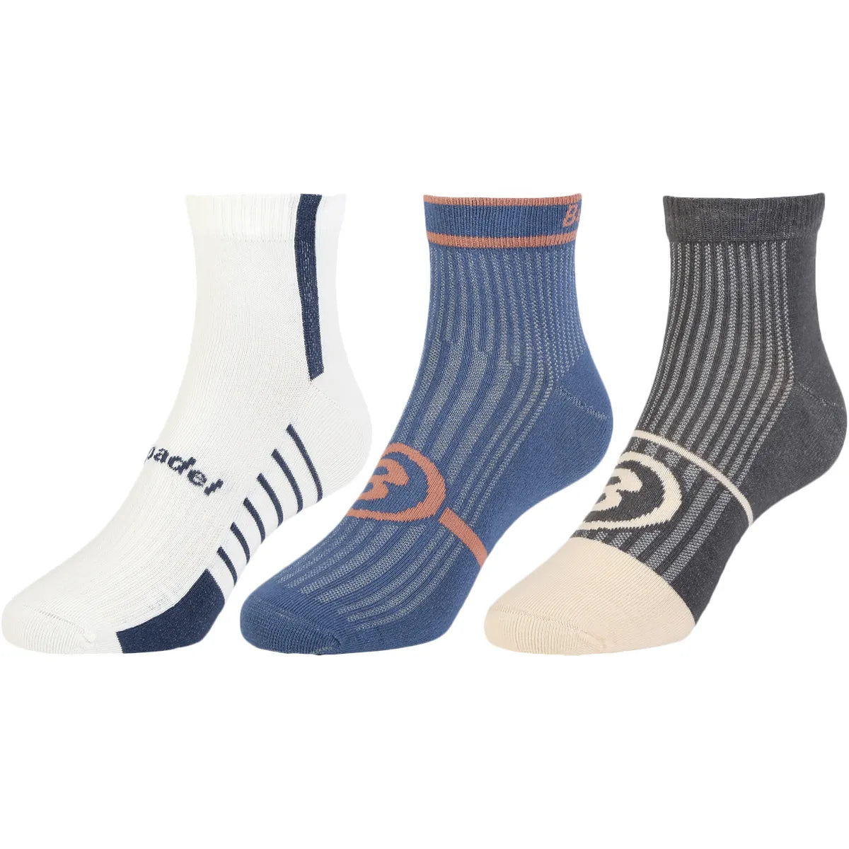 3 PAARE BULLPADEL DAMEN SOCKEN BP256 I (LOW)