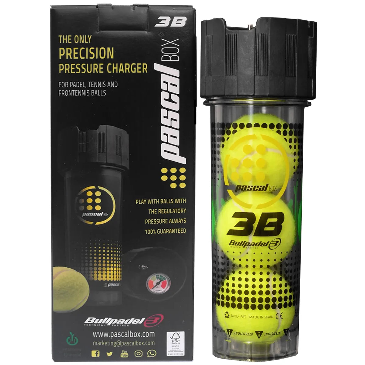 BULLPADEL PASCAL BOX 3B PRESSURISER