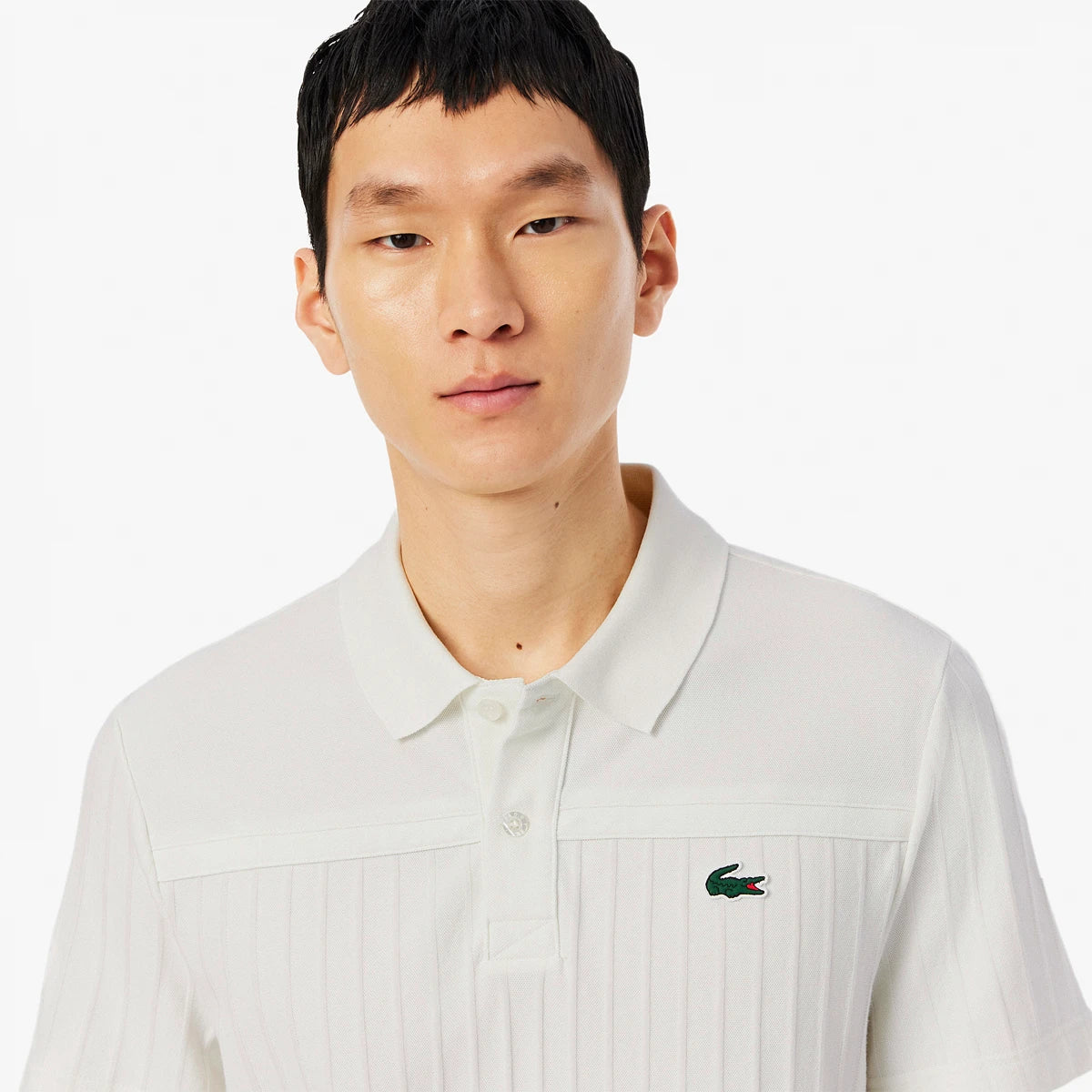 POLO LACOSTE HERITAGE PLISSIERT