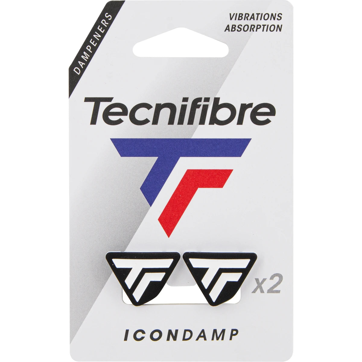 Antivibrateurs Tecnifibre Icon Damp Black/White X2