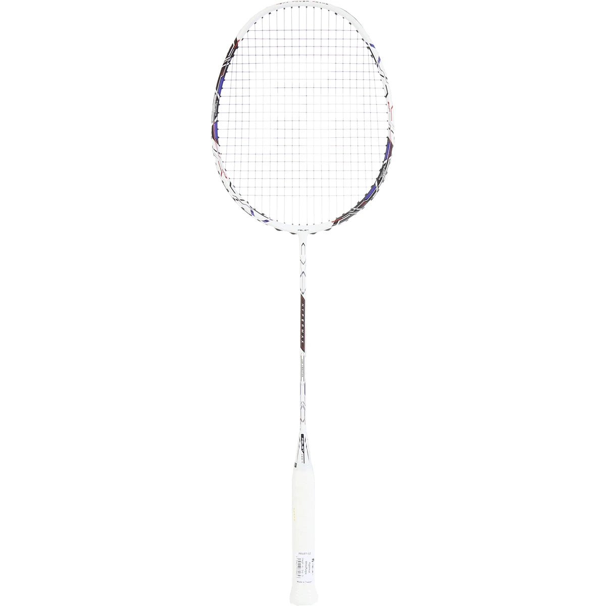 RAQUETTE DE BADMINTON FELET HYPERMAX WHITE/PURPLE (CORDEE)