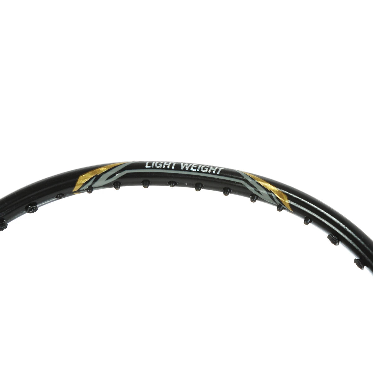 BADMINTONSCHLÄGER APACS FEATHER WT 55 8U SCHWARZ/ROT (OHNE BESAITUNG)