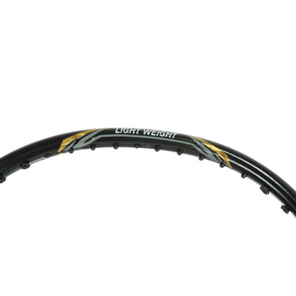 BADMINTONSCHLÄGER APACS FEATHER WT 55 8U SCHWARZ/ROT (OHNE BESAITUNG)