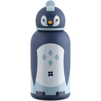 STAINLESS STEEL CHILDREN'S WATER BOTTLE WATERDROP PICO THE PENGUIN 400ML