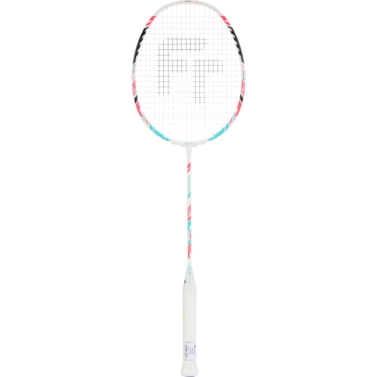 BADMINTONSCHLÄGER FELET KISONA 21 WEIß/PINK (BESAITET)