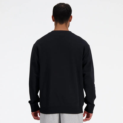NEW BALANCE ESSENTIALS SWEATSHIRT AUS FRENCH TERRY MIT LOGO-RUNDHALSAUSSCHNITT