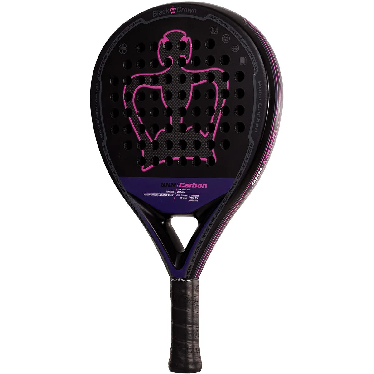BLACK CROWN WIN CARBON PADEL RACKET