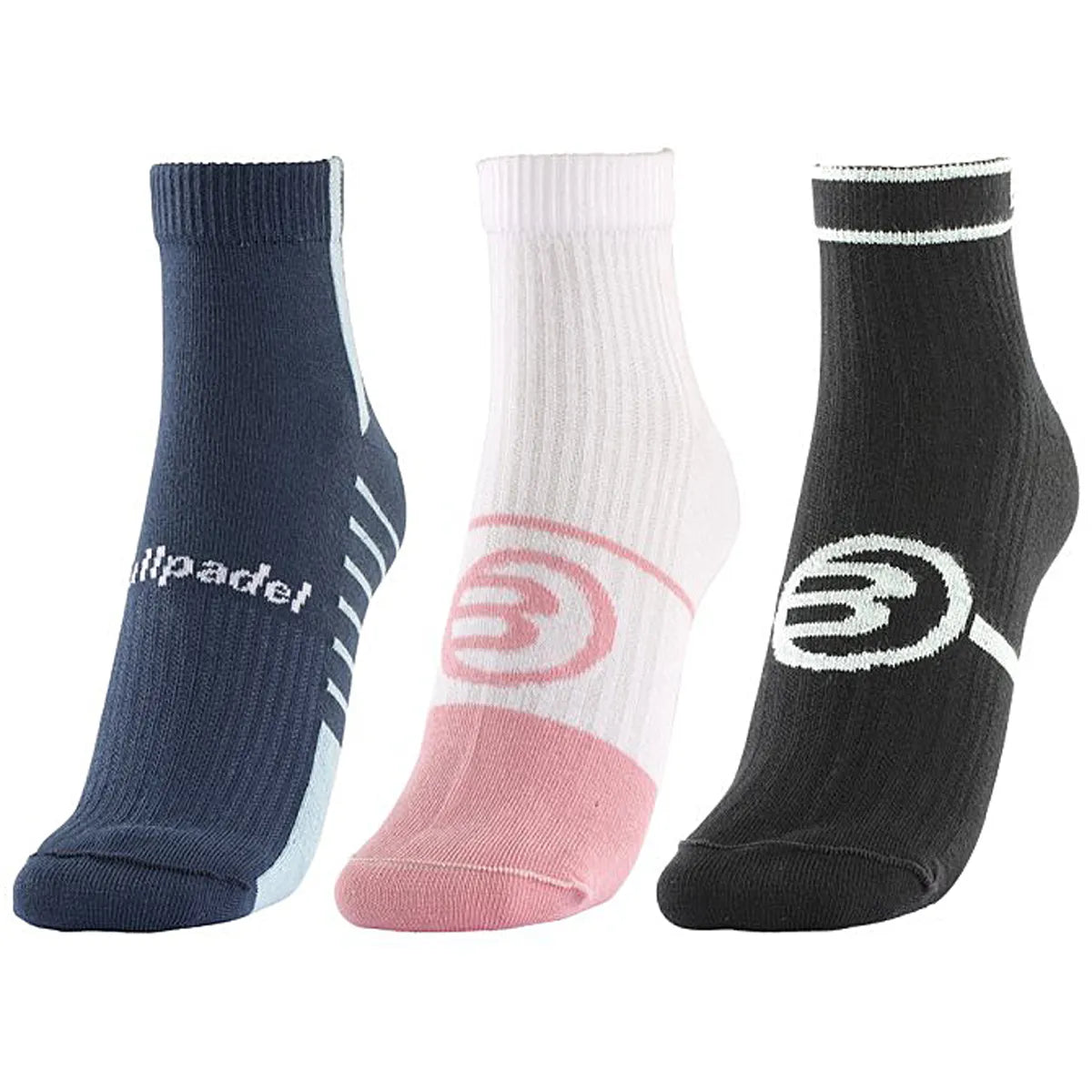 3 PAARE BULLPADEL BP255 SOCKEN (ANKLE)