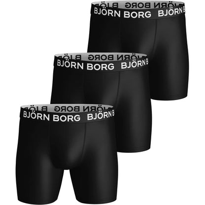PACK OF 3 BJORN BORG PERFORMANCE BOXERS
