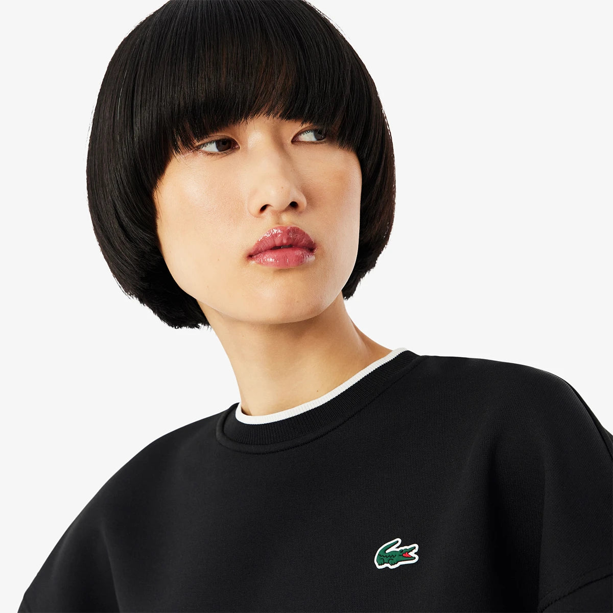 SWEAT LACOSTE FEMME CORE PERFORMANCE TECHNIQUE