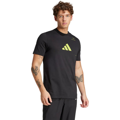 ADIDAS PLAY GRAPHIC TENNIS BAUMWOLL T-SHIRT