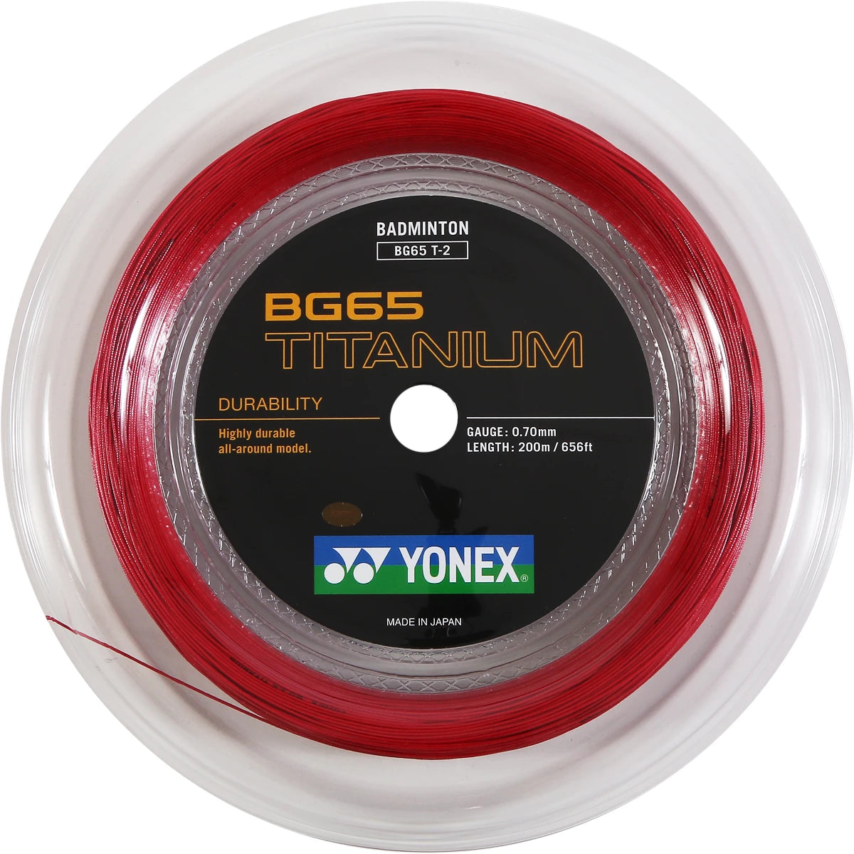 YONEX BADMINTON SAITENROLLE BG65TI (200 METER)