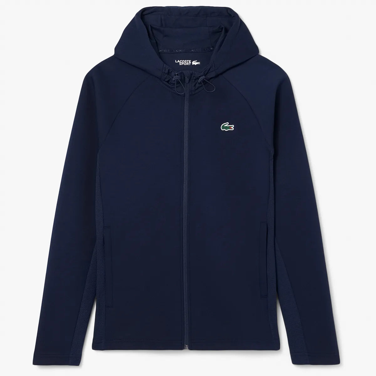 LACOSTE CORE PERFORMANCE SWEATSHIRT MIT KAPUZE FZ MESH